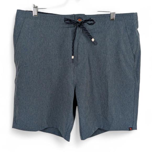 Salt Life Men's Tournament Drawstring Performance Stretch Walk Shorts Navy 34 - Picture 1 of 6